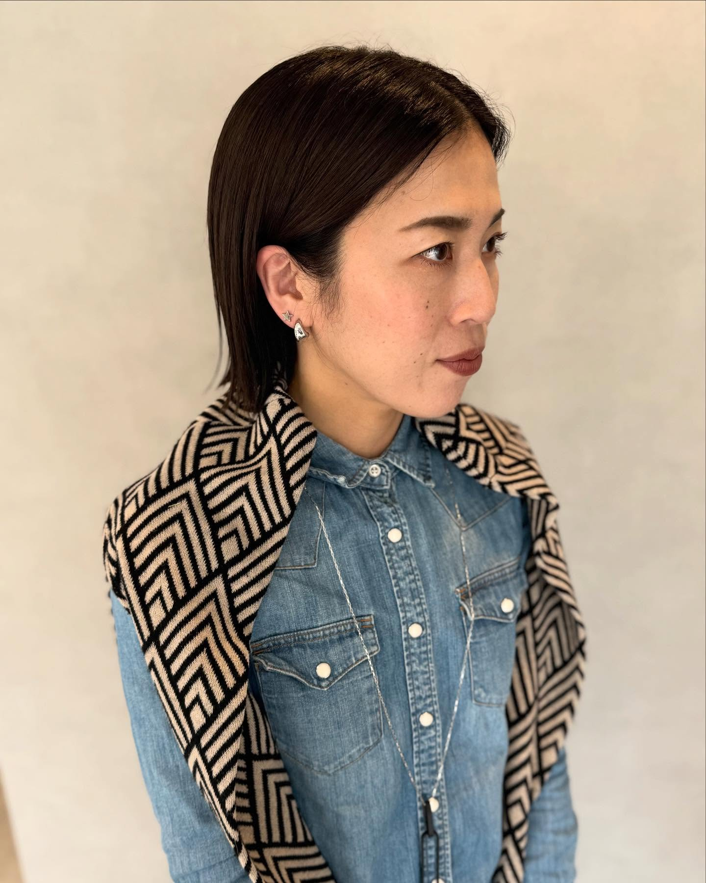 切りっぱなしボブ