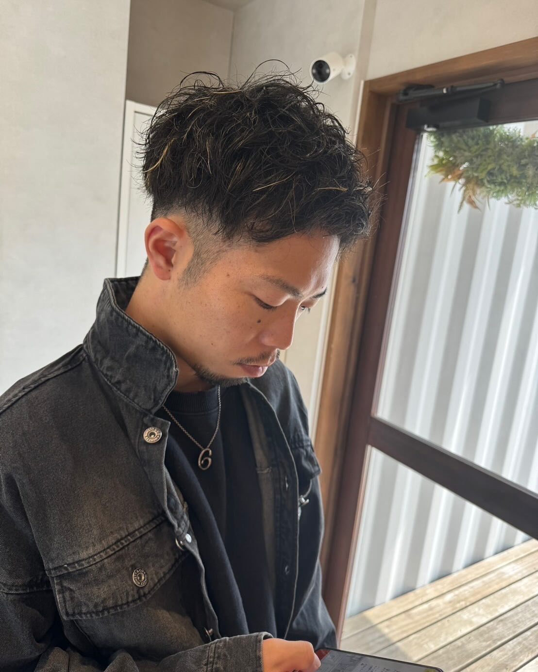 メンズパーマ×ハイライト☆