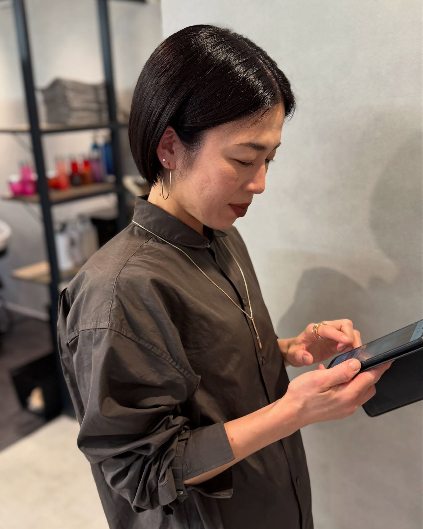 スッキリまとまるショートボブ